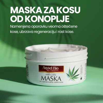 Maska za kosu od konoplje